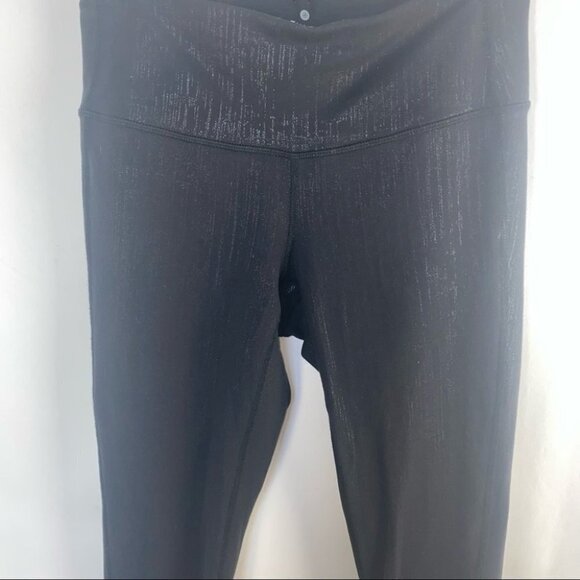 Athleta Crackle Chaturanga Metallic Leggings Style 159874 Size XSmall - Picture 3 of 10